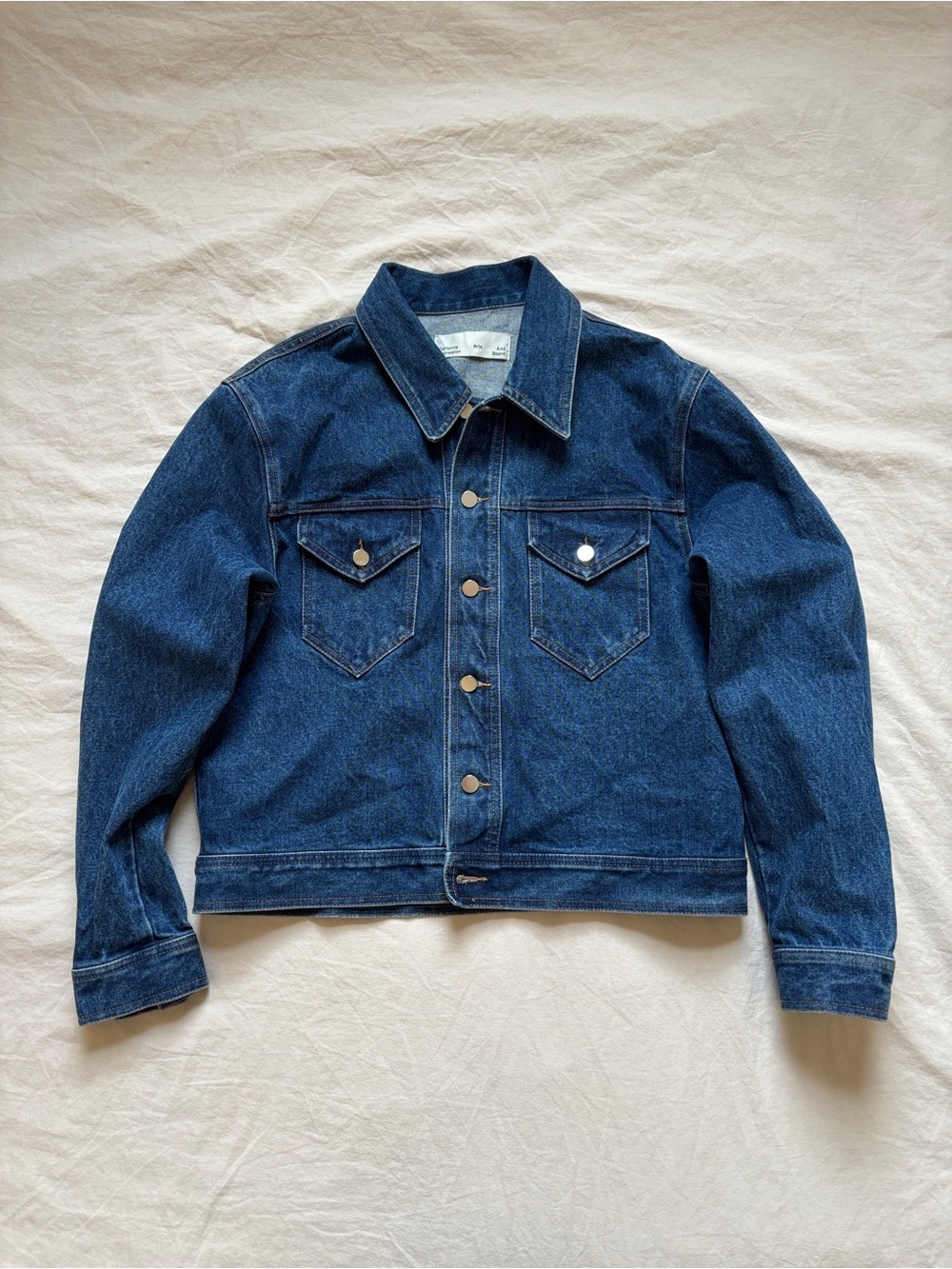 California Arts Blue Denim Shirt Jacket Size S